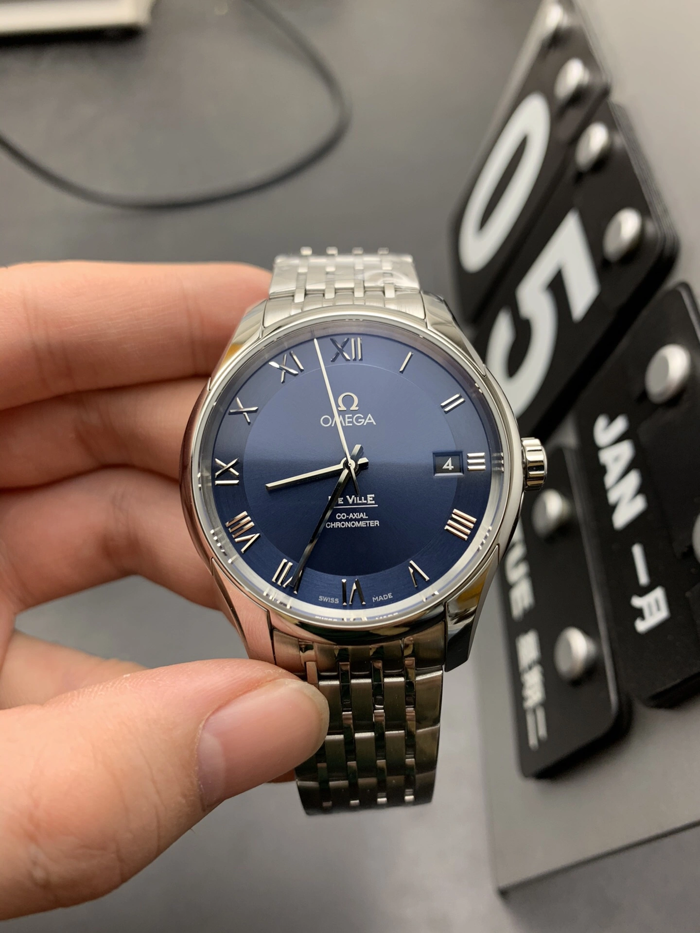Durable CBD Factory Omega De Ville Prestige 39.5mm Blue Dial (424.10.40.20.03.001) 1:1 Super Clone – DD2500 Movement 335